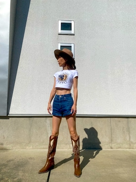 「American Eagle（アメリカンイーグル）のアイテム（帽子）」を使った、keiko0610andyloveさん（レディース・154cm）の秋コーディネート