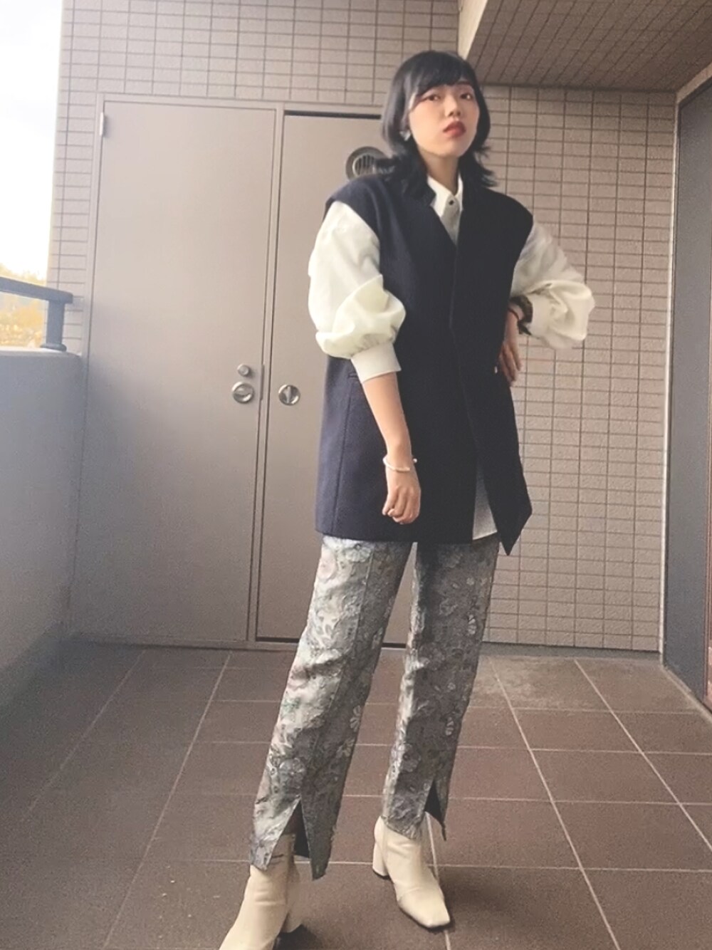 スーツ・フォーマル・ドレス OTONA WRAP VEST SET UP DRESS OTONA WRAP VEST SET UP DRESSを使った人気ファッション