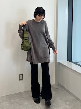 「アイテム（スウェット）」を使った、マリンさん（レディース・160cm・20代）の夏コーディネート