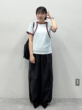 「eL（エル）のアイテム」を使った、マリンさん（レディース・160cm）の春コーディネート