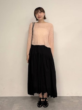 「eL（エル）のアイテム（シューズ）」を使った、マリンさん（レディース・160cm）の春コーディネート