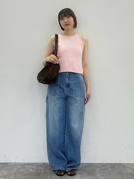 「eL（エル）のアイテム（シューズ）」を使った、マリンさん（レディース・160cm）の春コーディネート