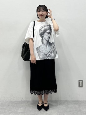「eL（エル）のアイテム」を使った、マリンさん（レディース・160cm）の春コーディネート