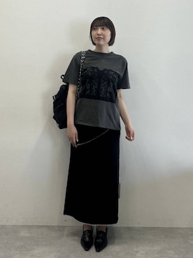 「eL（エル）のアイテム（シューズ）」を使った、マリンさん（レディース・160cm）の春コーディネート