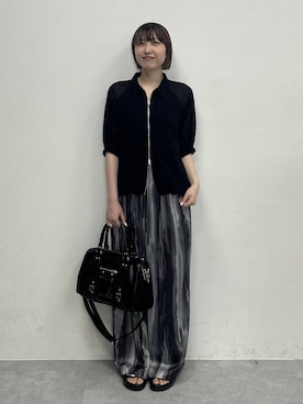 「JEANASIS（ジーナシス）のアイテム（ブルゾン）」を使った、マリンさん（レディース・160cm）の春コーディネート