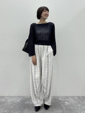 「eL（エル）のアイテム」を使った、マリンさん（レディース・160cm）の春コーディネート