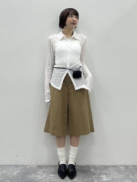 「eL（エル）のアイテム」を使った、マリンさん（レディース・160cm）の春コーディネート