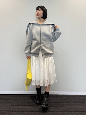 「アイテム（スカート）」を使った、マリンさん（レディース・160cm・20代）の夏コーディネート