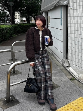 「eL（エル）のアイテム」を使った、マリンさん（レディース・160cm）の秋コーディネート