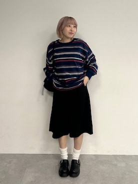 「アイテム（バックパック/リュック）」を使った、マリンさん（レディース・160cm・20代）の夏コーディネート