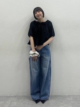 「eL（エル）のアイテム」を使った、マリンさん（レディース・160cm）の春コーディネート