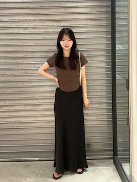 「CAPRICIEUX LE'MAGE（カプリシューレマージュ）のアイテム（パンプス）」を使った、eba_lemageさん（レディース・159cm）の夏コーディネート