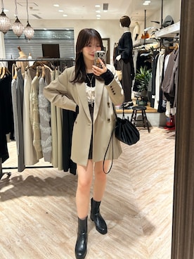 カプリシューレマージュ　ベージュジャケット CAPRICIEUX LE'MAGE（カプリシューレマージュ）｜レディースの