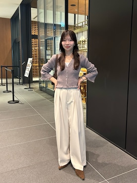 「CAPRICIEUX LE'MAGE（カプリシューレマージュ）のアイテム（キャミソール）」を使った、eba_lemageさん（レディース・159cm）の秋コーディネート