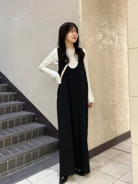 「CAPRICIEUX LE'MAGE（カプリシューレマージュ）のアイテム（ワンピース）」を使った、eba_lemageさん（レディース・159cm）の春コーディネート
