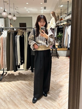 「CAPRICIEUX LE'MAGE（カプリシューレマージュ）のアイテム」を使った、shinoさん（レディース・159cm）の秋コーディネート