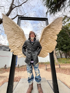 「アイテム（その他アウター）」を使った、良太さん（メンズ・167cm）の冬コーディネート