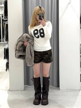 あすかさん（レディース・156cm）の冬コーディネート