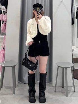 「MUCENT（ムセント）のアイテム」を使った、あすかさん（レディース・156cm）の秋コーディネート