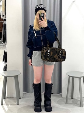 あすかさん（レディース・156cm）の冬コーディネート