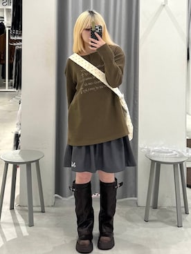 「ALAND（エーランド）のアイテム」を使った、あすかさん（レディース・156cm）の春コーディネート