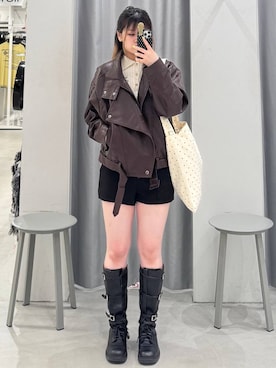 あすかさん（レディース・156cm）の秋コーディネート