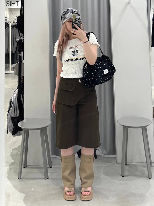3.3 Field Trip／ラップデザインハーフパンツ