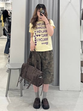 「ALAND（エーランド）のアイテム」を使った、あすかさん（レディース・156cm）の夏コーディネート