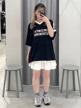 「ALAND（エーランド）のアイテム」を使った、あすかさん（レディース・156cm）の春コーディネート