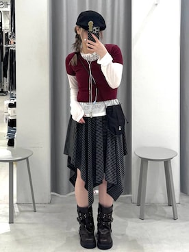 あすかさん（レディース・156cm）の春コーディネート