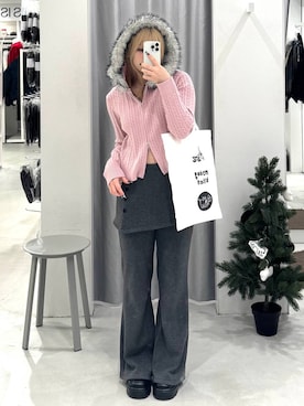 あすかさん（レディース・156cm）の冬コーディネート