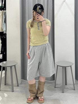 「ALAND」｜あすかさん（レディース・156cm）の春コーディネート