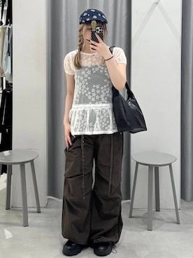 「ALAND」｜あすかさん（レディース・156cm）の春コーディネート