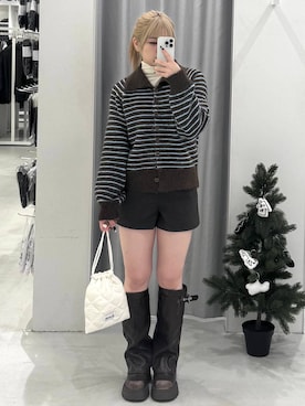 「アイテム（パンツ）」を使った、あすかさん（レディース・156cm・10代）の冬コーディネート