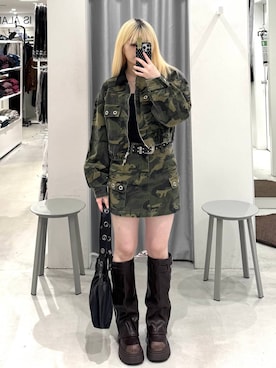 あすかさん（レディース・156cm）の冬コーディネート