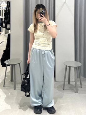 「3.3 Field Trip （3.3フィールドトリップ）のアイテム」を使った、あすかさん（レディース・156cm）の夏コーディネート
