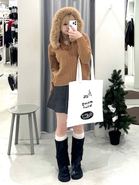 あすかさん（レディース・156cm）の冬コーディネート