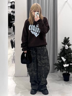 「アイテム（ハンドバッグ）」を使った、あすかさん（レディース・156cm・10代）の冬コーディネート