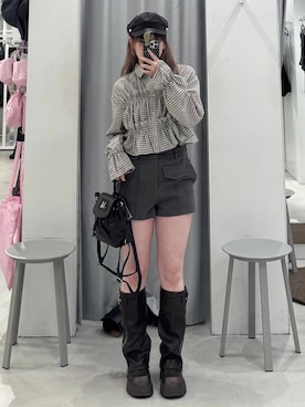 「MUCENT（ムセント）のアイテム」を使った、あすかさん（レディース・156cm）の秋コーディネート