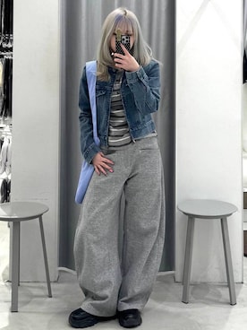 「ALAND（エーランド）のアイテム」を使った、あすかさん（レディース・156cm）の春コーディネート