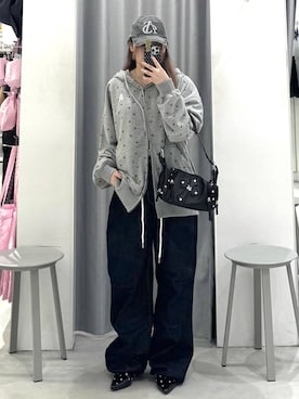 「MUCENT（ムセント）のアイテム」を使った、あすかさん（レディース・156cm）の秋コーディネート