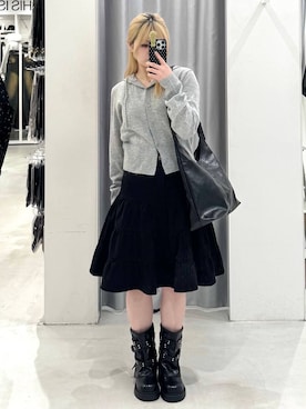 あすかさん（レディース・156cm）の冬コーディネート