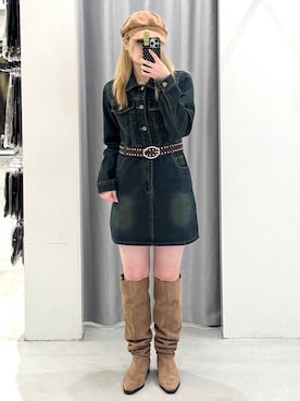 あすかさん（レディース・156cm）の冬コーディネート