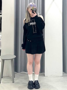 「3.3 Field Trip （3.3フィールドトリップ）のアイテム」を使った、あすかさん（レディース・156cm）の春コーディネート