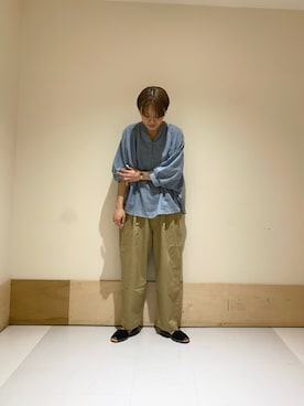「PENELOPE（ペネローペ）のアイテム」を使った、sasakiさん（レディース・165cm）の夏コーディネート