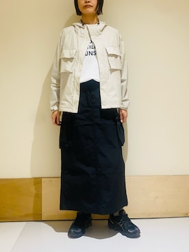 「Snow Peak（スノーピーク）のアイテム」を使った、sasakiさん（レディース・165cm）の春コーディネート