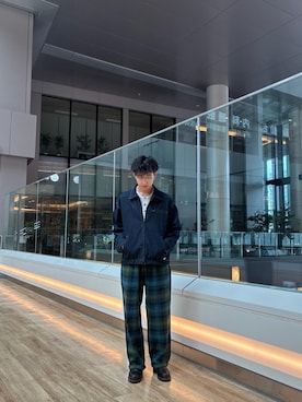 「URBAN RESEARCH DOORS(アーバンリサーチドアーズ)のアイテム(メガネ)」を使った、ibukimoriokaさん(メンズ・175cm)の秋コーディネート
