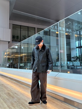 「Clarks（クラークス）のアイテム」を使った、ibukimoriokaさん（メンズ・175cm）の秋コーディネート