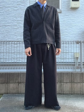 「アイテム（キーケース/キーアクセサリー）」を使った、Tsubasaさん（メンズ・180cm）の秋コーディネート