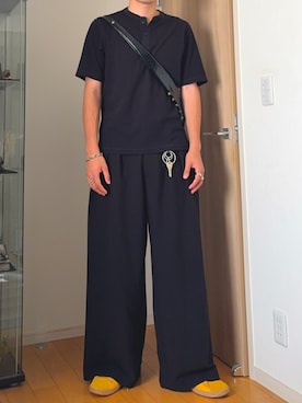 「アイテム（キーケース/キーアクセサリー）」を使った、Tsubasaさん（メンズ・180cm・20代）の秋コーディネート